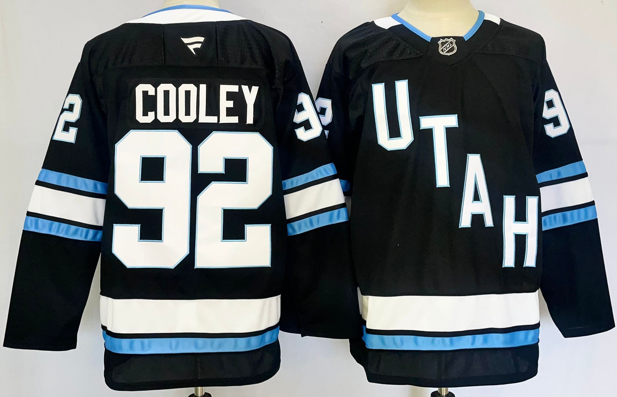 Men Utah Hockey Club #92 Cooley Black 2025 Home Premier Player NHL Jersey